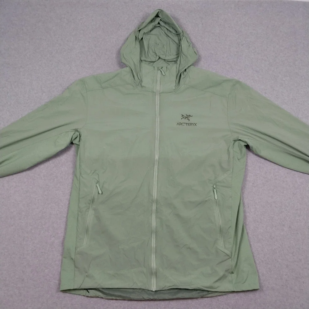 Arc'teryx Jacket Mens XL Green Atom SL Hoody Insulated Hiking Windbreaker 26889
